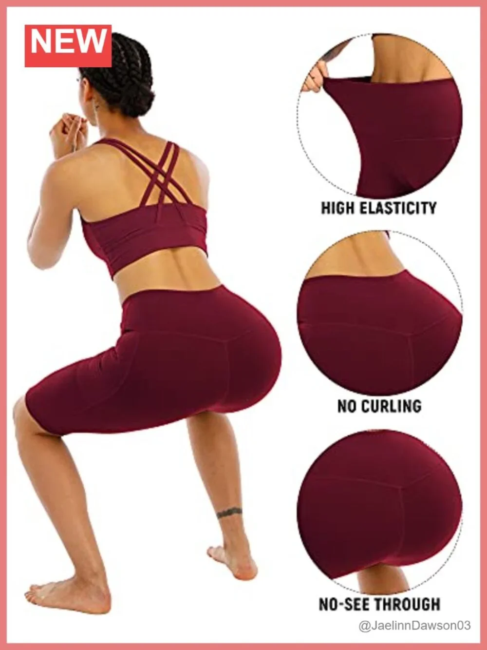 High Waisted Biker Yoga Shorts with Pockets 4 Pack for Women Tummy Control